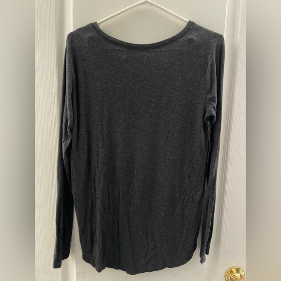 3 for $10 | Dark Grey Abercrombie and Fitch Long-sleeve Tunic - Picture 2 of 3